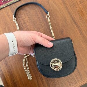 NWOT Cole Haan Black Leather Crossbody Bag